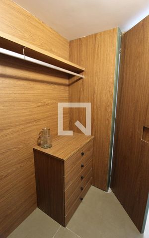 Apartamento para alugar com 38m², 1 quarto e 1 vagaCloset