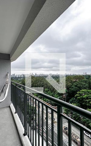 Apartamento para alugar com 30m², 1 quarto e sem vagaSacada