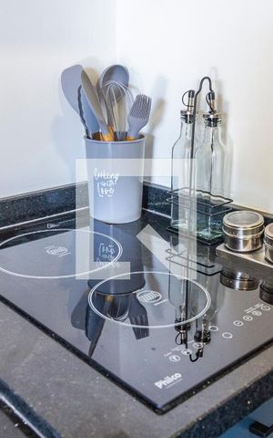 Studio à venda com 34m², 1 quarto e sem vagaCozinha