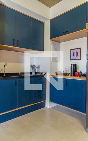 Studio à venda com 34m², 1 quarto e sem vagaCozinha