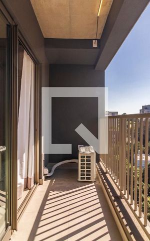 Studio à venda com 34m², 1 quarto e sem vagaVaranda
