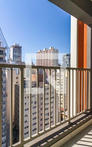 Studio à venda com 34m², 1 quarto e sem vagaVaranda