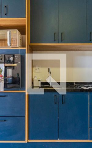 Studio à venda com 34m², 1 quarto e sem vagaCozinha
