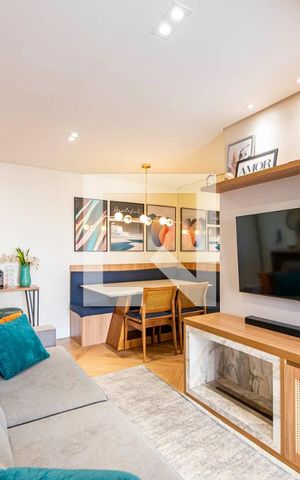 Apartamento à venda com 61m², 2 quartos e 1 vaga Apartamento à venda com 61m², 2 quartos e 1 vagaSala