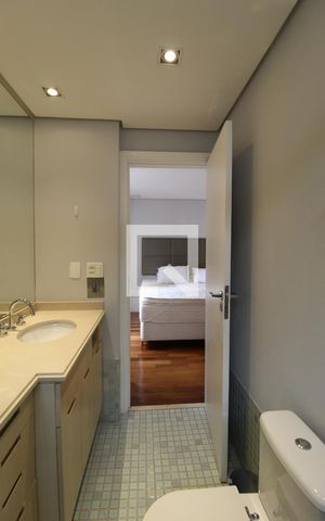 Apartamento para alugar com 115m², 3 quartos e 1 vagaBanheiro da Suíte