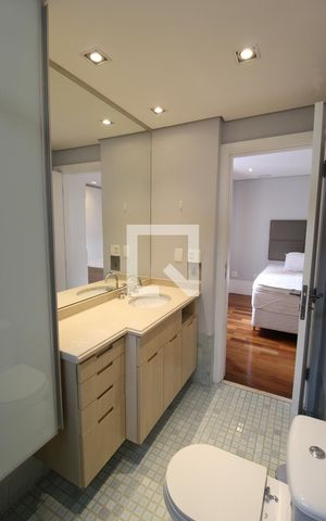 Apartamento para alugar com 115m², 3 quartos e 1 vagaBanheiro da Suíte