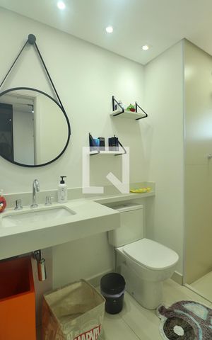 Apartamento para alugar com 153m², 3 quartos e 3 vagasSuíte 1 - Banheiro do Quarto 1