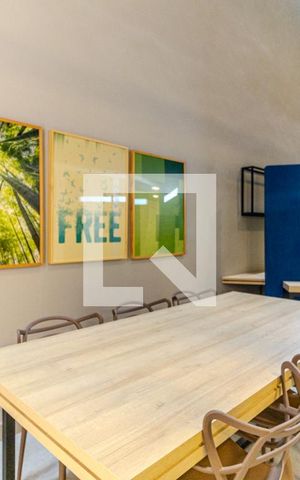 Studio para alugar com 33m², 1 quarto e sem vagaCoworking