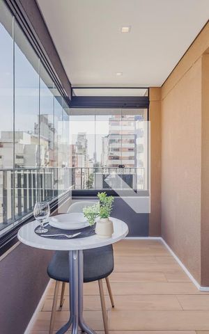 Apartamento à venda com 51m², 1 quarto e sem vagaVaranda