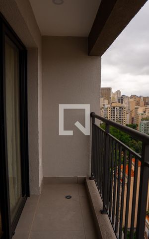 Studio à venda com 27m², 1 quarto e sem vagaVaranda