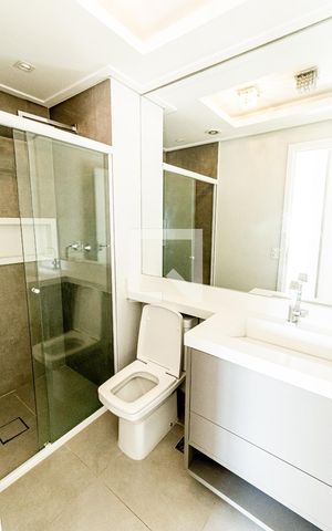 Apartamento para alugar com 64m², 1 quarto e 1 vaga Apartamento para alugar com 64m², 1 quarto e 1 vagaBanheiro 2