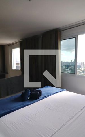 Studio para alugar com 38m², 1 quarto e 1 vaga Studio para alugar com 38m², 1 quarto e 1 vagaQuarto