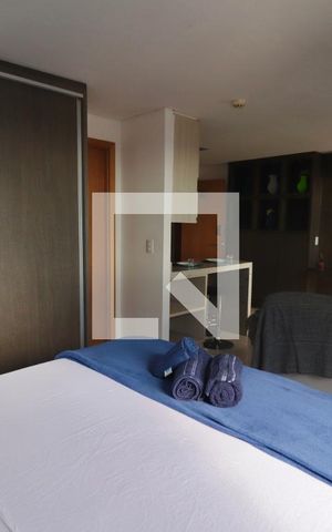 Studio para alugar com 38m², 1 quarto e 1 vaga Studio para alugar com 38m², 1 quarto e 1 vagaQuarto