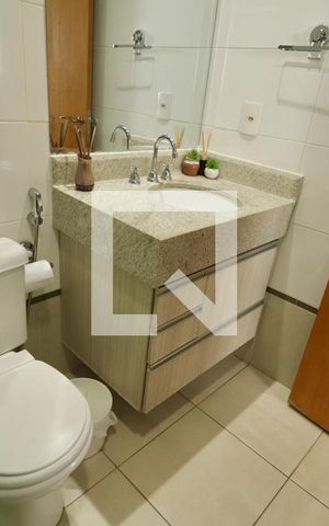 Studio para alugar com 38m², 1 quarto e 1 vaga Studio para alugar com 38m², 1 quarto e 1 vagaBanheiro