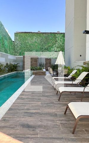 Studio para alugar com 25m², 1 quarto e sem vagaPiscina