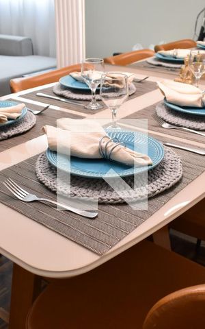Apartamento para alugar com 59m², 2 quartos e 2 vagasSala de jantar