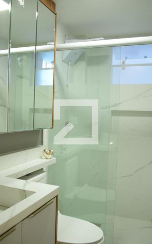 Apartamento para alugar com 60m², 2 quartos e 2 vagasBanheiro