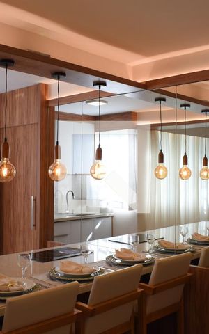 Apartamento para alugar com 60m², 2 quartos e 2 vagasSala de jantar