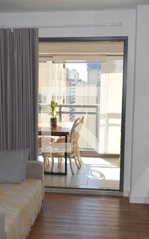 Studio à venda com 35m², 1 quarto e sem vagaSala/Quarto conjugados