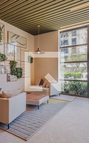 Studio à venda com 24m², 1 quarto e sem vagaHall social