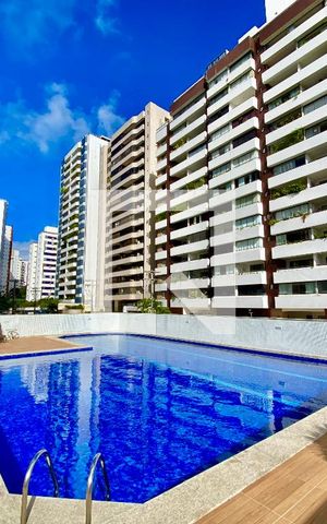 Apartamento para alugar com 80m², 1 quarto e 2 vagas Apartamento para alugar com 80m², 1 quarto e 2 vagasÁrea comum - Piscina
