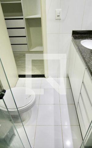 Apartamento para alugar com 74m², 1 quarto e 1 vaga Apartamento para alugar com 74m², 1 quarto e 1 vagaBanheiro da Suíte