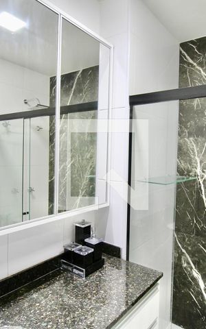 Apartamento para alugar com 74m², 1 quarto e 1 vaga Apartamento para alugar com 74m², 1 quarto e 1 vagaBanheiro da Suíte