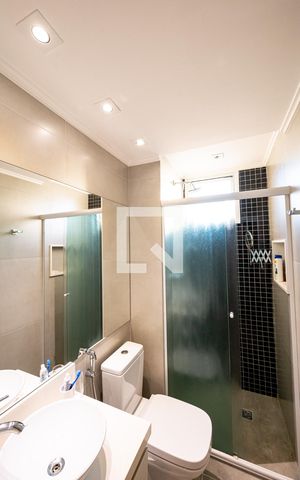 Apartamento à venda com 63m², 2 quartos e 1 vaga Apartamento à venda com 63m², 2 quartos e 1 vagaBanheiro da Suíte