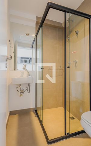 Studio para alugar com 29m², 1 quarto e sem vagaBanheiro