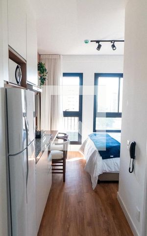 Studio para alugar com 21m², 1 quarto e sem vaga Studio para alugar com 21m², 1 quarto e sem vagaCozinha