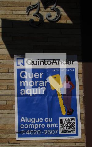 Casa para alugar com 125m², 2 quartos e 3 vagasFachada plaquinha