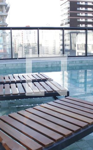 Studio para alugar com 23m², 1 quarto e sem vagaPiscina