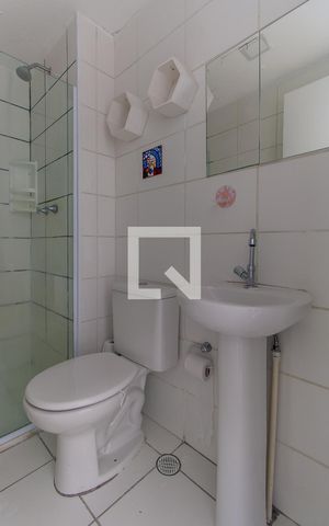 Apartamento para alugar com 37m², 1 quarto e sem vaga Apartamento para alugar com 37m², 1 quarto e sem vagaBanheiro
