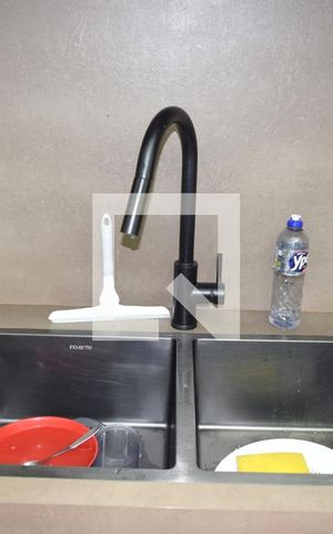Apartamento para alugar com 87m², 1 quarto e 1 vagaCozinha - detalhe pia