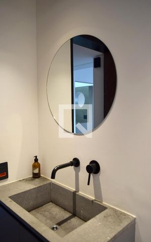 Apartamento para alugar com 87m², 1 quarto e 1 vagaBanheiro social