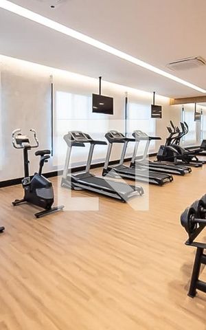Studio para alugar com 25m², 1 quarto e sem vaga Studio para alugar com 25m², 1 quarto e sem vagaÁrea comum - Academia