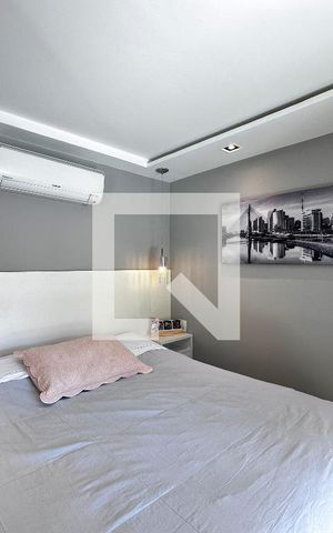 Apartamento à venda com 58m², 1 quarto e 1 vagaQuarto