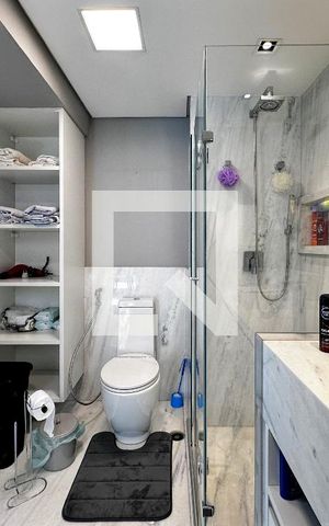 Apartamento à venda com 58m², 1 quarto e 1 vagaBanheiro
