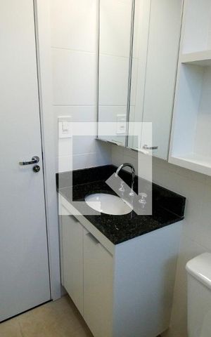 Apartamento para alugar com 41m², 1 quarto e 2 vagasBanheiro da Suíte