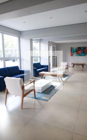 Apartamento para alugar com 41m², 1 quarto e 2 vagasHall social