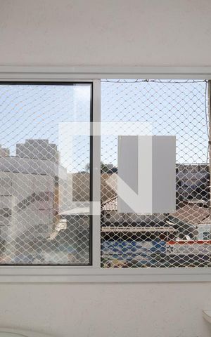 Apartamento à venda com 52m², 2 quartos e 1 vagaPlaca instalada na área de serviço do imóvel
