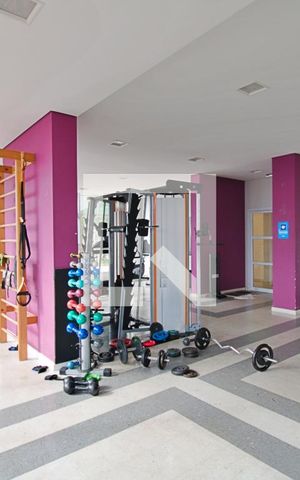 Apartamento para alugar com 47m², 2 quartos e 1 vaga Apartamento para alugar com 47m², 2 quartos e 1 vagaÁrea comum - Academia
