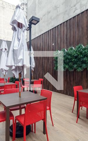 Studio para alugar com 28m², 1 quarto e sem vaga Studio para alugar com 28m², 1 quarto e sem vagaÁrea comum - Espaço Multiuso