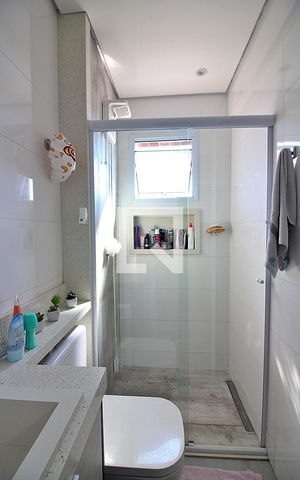 Apartamento à venda com 50m², 2 quartos e 2 vagasBanheiro Social