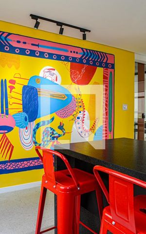 Apartamento para alugar com 52m², 1 quarto e 1 vaga Apartamento para alugar com 52m², 1 quarto e 1 vagaÁrea comum - Salão de festas