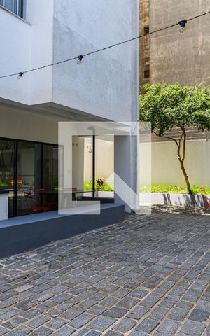 Apartamento para alugar com 52m², 1 quarto e 1 vaga Apartamento para alugar com 52m², 1 quarto e 1 vagaÁrea comum - Pátio