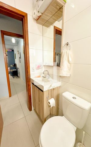 Apartamento para alugar com 60m², 2 quartos e 1 vagaBanheiro da Suíte