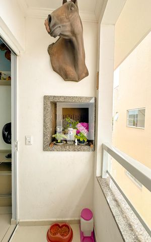 Apartamento para alugar com 60m², 2 quartos e 1 vagaChurrasqueira