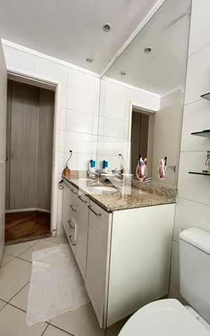 Apartamento para alugar com 144m², 3 quartos e 3 vagas Apartamento para alugar com 144m², 3 quartos e 3 vagasBanheiro da Suíte 1