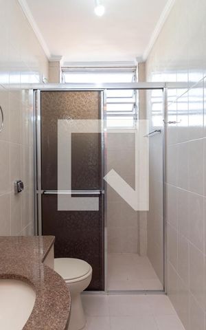 Apartamento à venda com 60m², 1 quarto e sem vagaBanheiro da Suíte